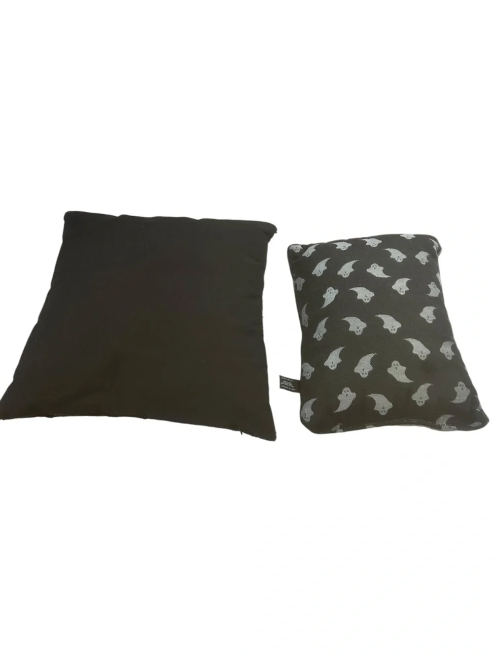 La France Home Halloween Pillow Bundle 2 BOO Sequin Ghost Pumpkin Spooky Decor